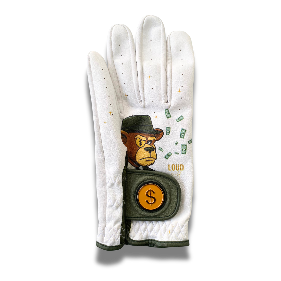The money bear golf glove - limited edition